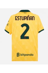 AC Milan Pervis Estupinan #2 Fotballdrakt Tredje Klær 2025-26 Korte ermer